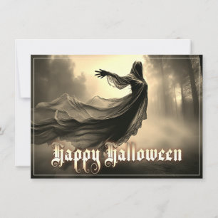 Fantasma Feminino Negro no Inferno - Halloween