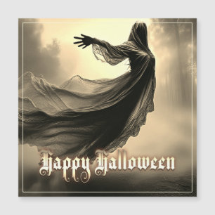 Fantasma Feminino Negro no Inferno - Halloween