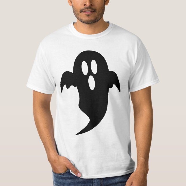 Fantasma Ghost Emoji T-Shirt - Fantasma Divertido  (Frente)