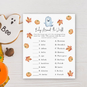 Fantasma giro - Bebê em volta do jogo mundial