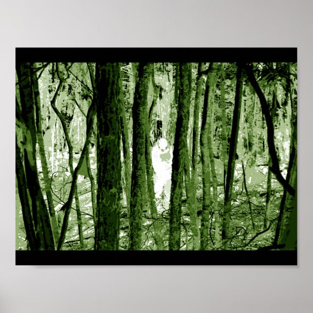 "Fantasma na Floresta de Aokigahara" - Poster (Frente)