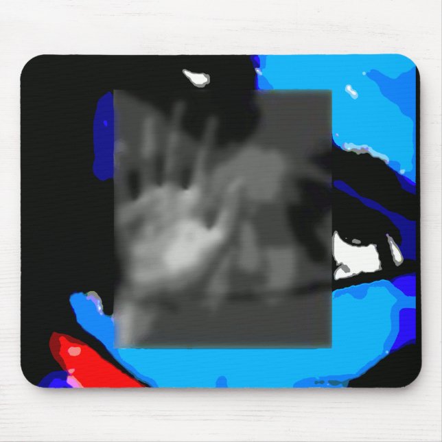 Fantasma na máquina Mousepad (Frente)