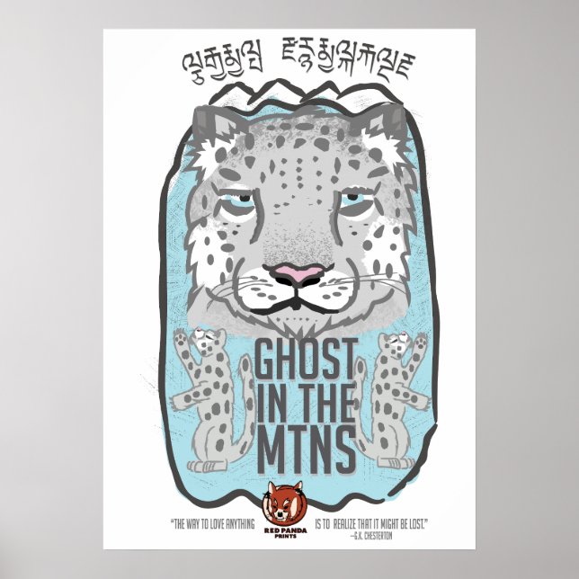 Fantasma Na Poster Das Montanhas (Frente)