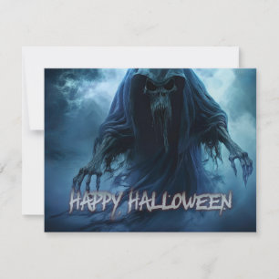 Fantasma negro em uma paisagem infernal - Dia das 