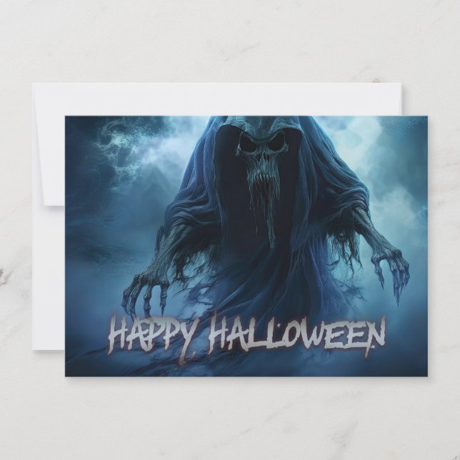 Fantasma negro em uma paisagem infernal - Dia das  (Frente)