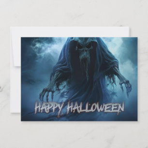 Fantasma negro em uma paisagem infernal - Dia das 