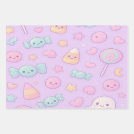 Fantasma Pastel Fofo de Halloween,