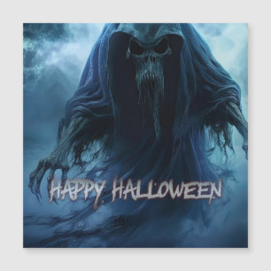 Fantasma preto em uma paisagem infernal - Hallowee