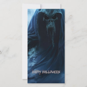 Fantasma preto em uma paisagem infernal - Hallowee