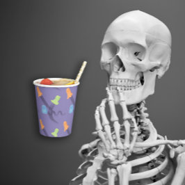 Fantasmas bonitos em lilás, Halloween