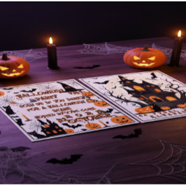 Fantasmas de Cartoon de Convite para Festas de Hal