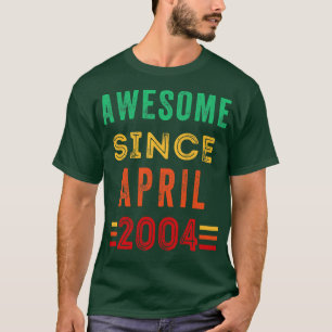 Fantástico desde a camisa de aniversário de abril