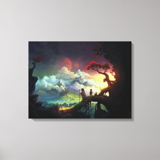 Fantasy Art Painting Premium Canvas (Gloss) (Frente)