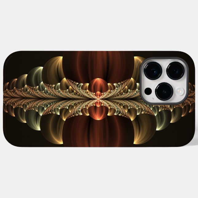Fantasy Construction Shiny Abstrato Fractal Art (Verso (horizontal))