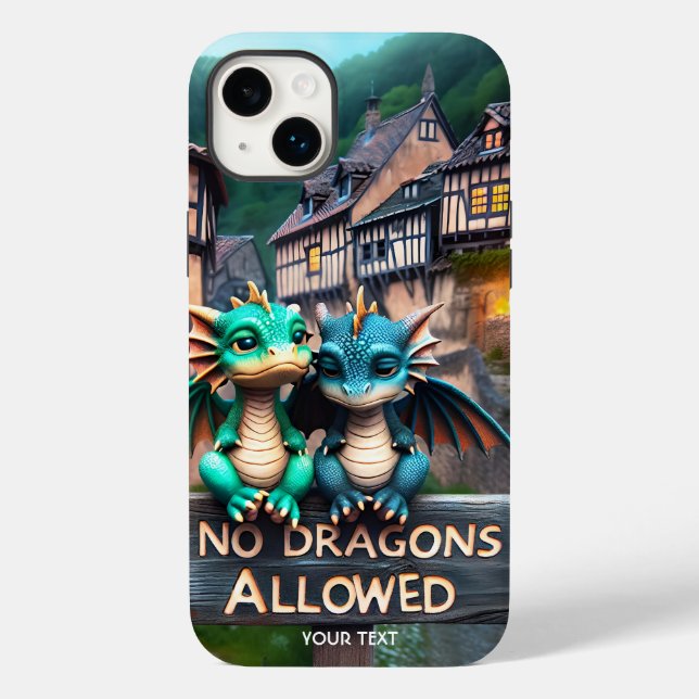 Fantasy Cute Sad Baby Dragon (Verso)