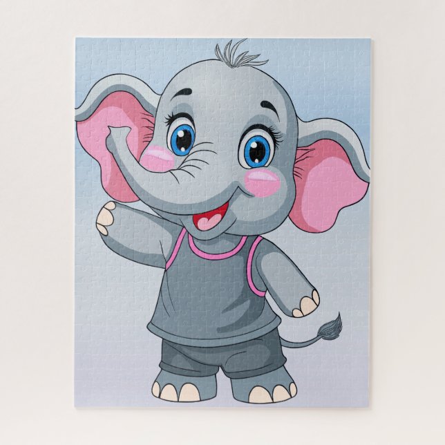 Fantasy Elephant Jigsee Quebra-cabeça (Vertical)