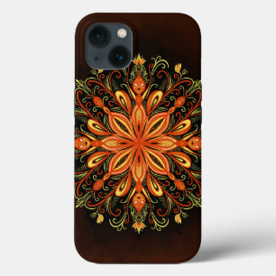 Fantasy Fire Flame Mandala