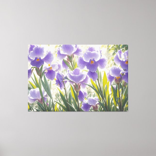 *~* Fantasy Floral Art TV2 Stretch Canvas Print (Frente)