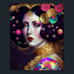 Fantasy Glam Mulher Pop Art Poster<br><div class="desc">Fantasia,  Sci-fi e arte horrorosa do Lunário.</div>