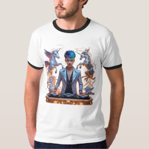 Fantasy Groove: Design de Camisas de T Ringer do D
