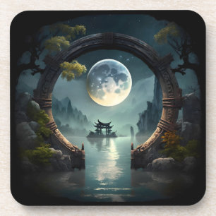 Fantasy Landscape Moon, Arco Redondo, Porta copos 