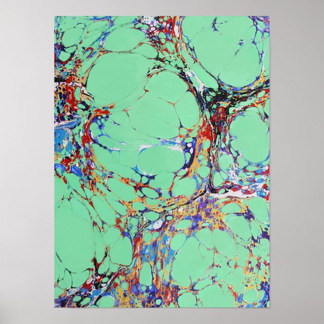 Fantasy Marbled Poster (Frente)