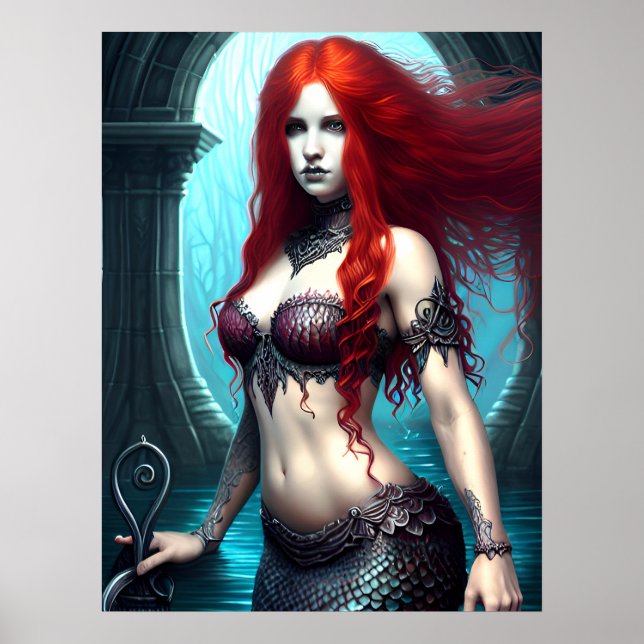 Fantasy Mermaid Poster (Frente)