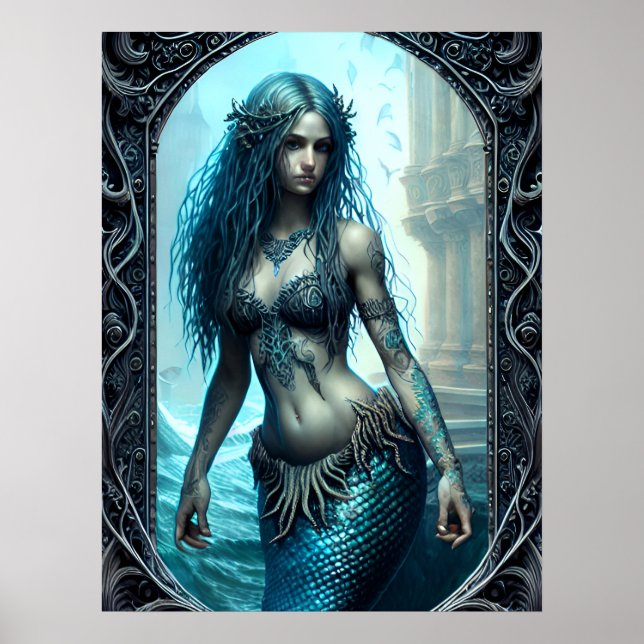 Fantasy Mermaid Poster (Frente)