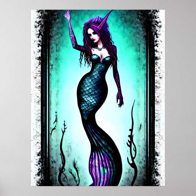 Fantasy Mermaid Poster (Frente)