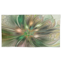 Fantasy Moderna Abstrato, Flor Fractal Colorida