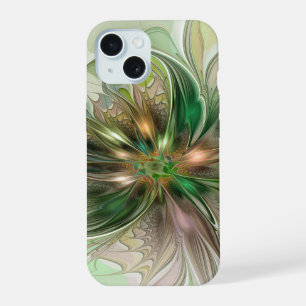 Fantasy Moderna Abstrato, Flor Fractal Colorida