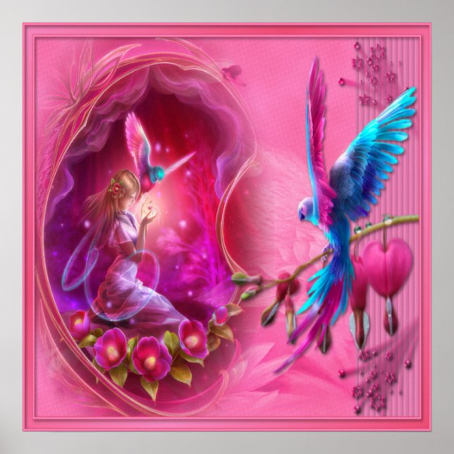 Fantasy Parrot - Poster (Frente)