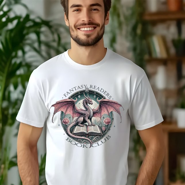Fantasy Readers Book Club T-Shirt (Criador carregado)