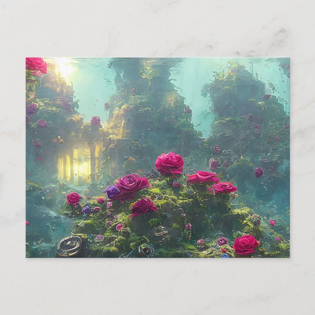 FANTASY Sob Água - Cartão Postal (Frente)