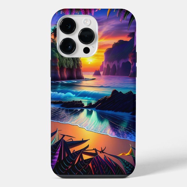 Fantasy Tropical Beach Three (Verso)