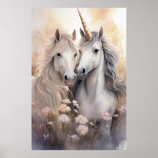 Fantasy Unicorn Poster (Frente)