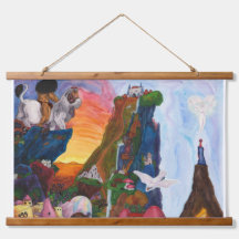 Fantasy Watercolor Illustration Goddess Adventure