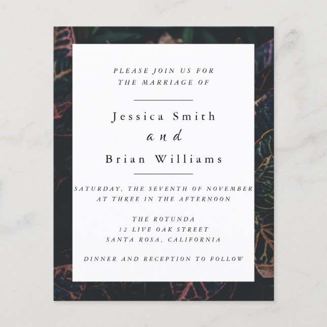 Fantasy Wedding Flyer (Frente)