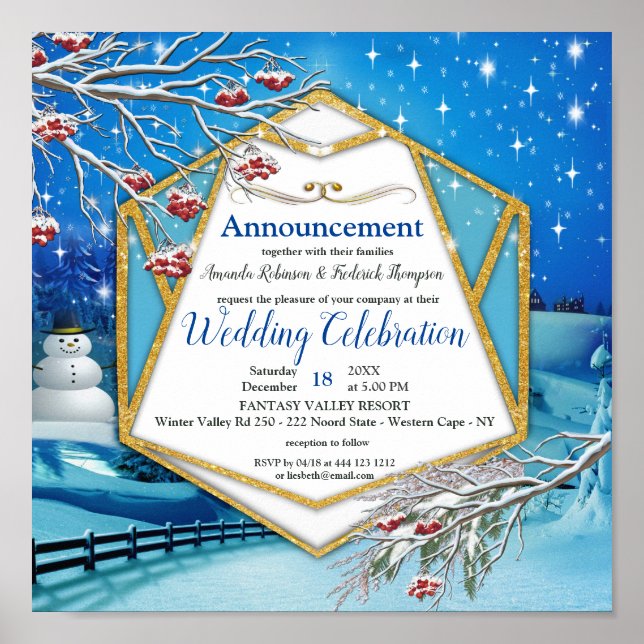 Fantasy Wedding Poster (Frente)