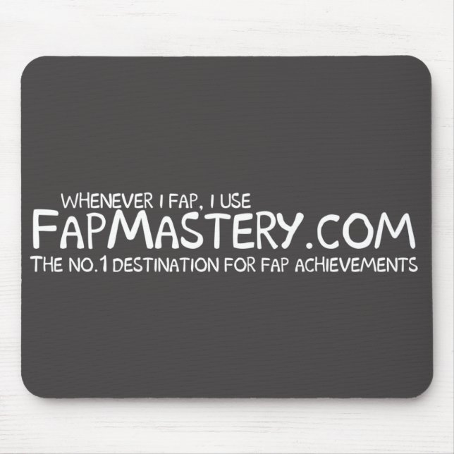 FapMastery.com Mousepad (Frente)