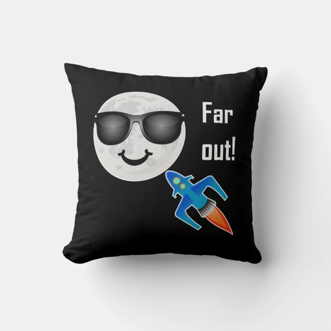 Far Out Design - Almofada 16" x 16" (Frente)