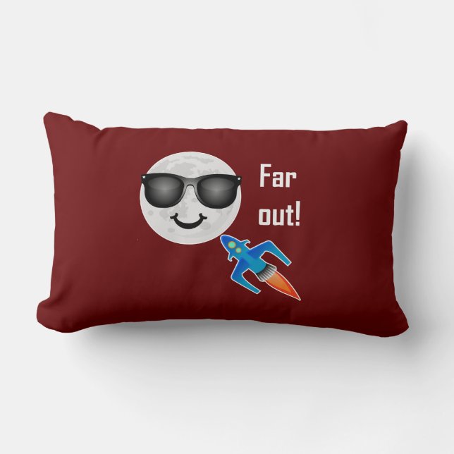 Far Out Design - Almofada Lombar 33 cm x 53 cm (Frente)