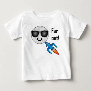 Far Out Design - Camiseta de Jersey Baby Fine