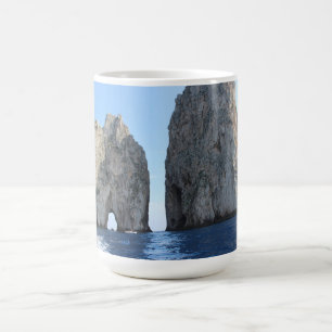Faraglioni di Capri - xícara fotográfica mediterrâ