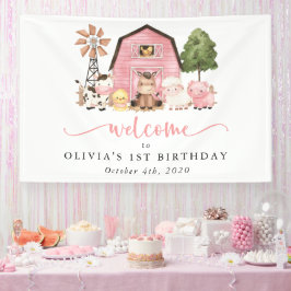 Farm Animals, Cute Animals, First Birthday Welcome