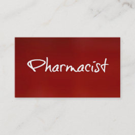 Farmacêutico Cartão de visita