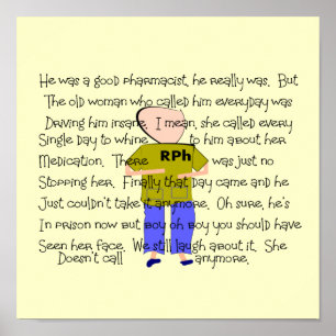 Farmacêutico que "o perdeu" o poster da arte de