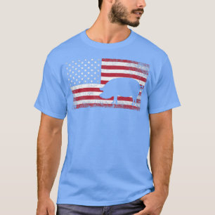 Farmador de Fazendas porcos 4 de julho Camisa Amer