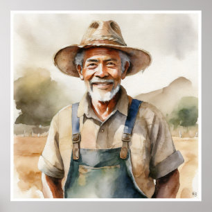 Farmer - Impressão de Arte Arquivada