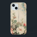 Farmhouse Cottage Rustic Floral em Barn Side<br><div class="desc">Design floral muito bonito com espadilhas de canto de rosas brancas e rosa-d'água e flores silvestres em cascata rústica,  cascata de meteoros.</div>